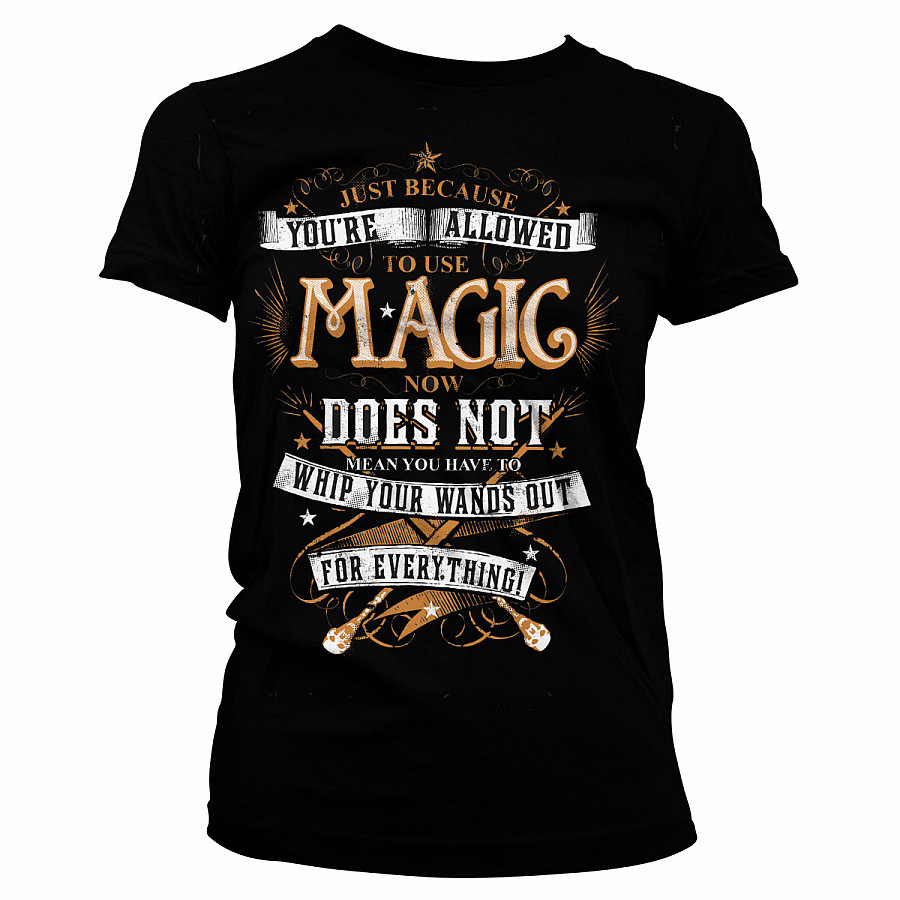 Harry Potter tričko, Magic Girly, dámské, velikost XL
