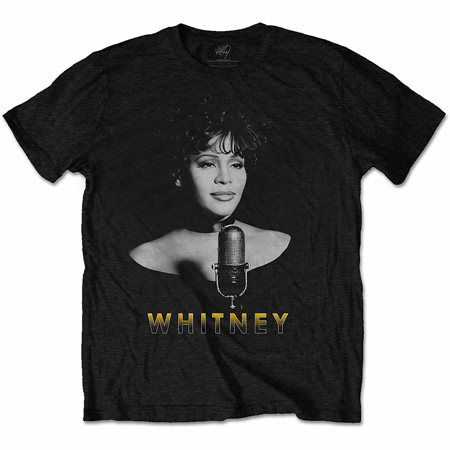 Whitney Houston tričko, Black &amp; White Photo, pánské, velikost XL
