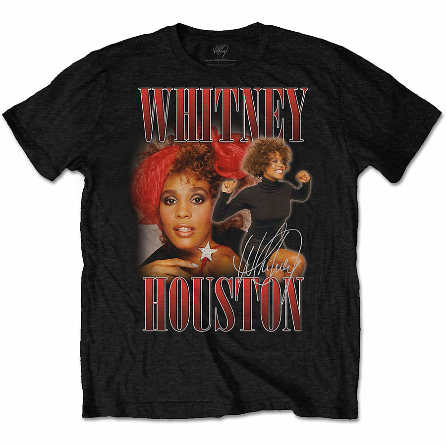 Whitney Houston tričko, 90s Homage, pánské, velikost S