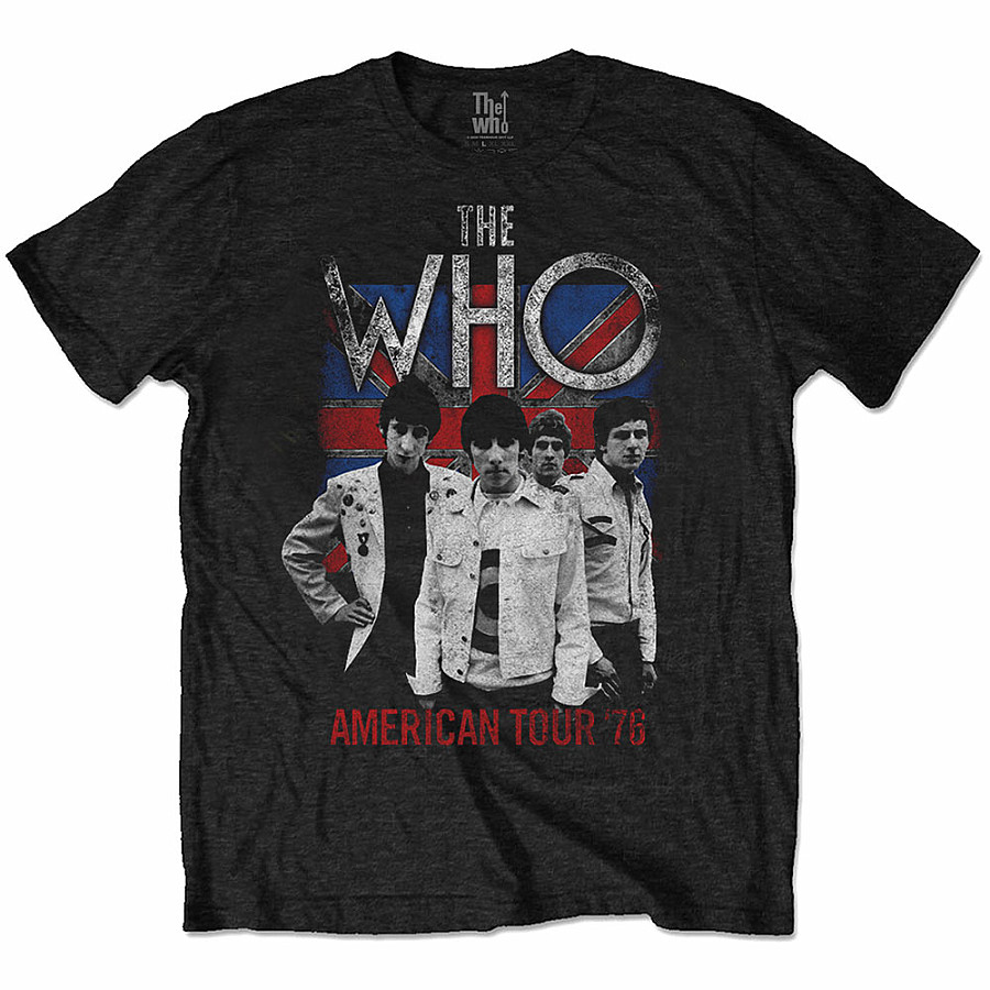 The Who tričko, American Tour &#039;79 Black, pánské, velikost XXL