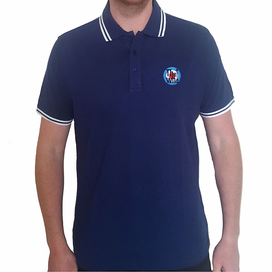 The Who tričko, Target Logo Polo Navy, pánské, velikost XL
