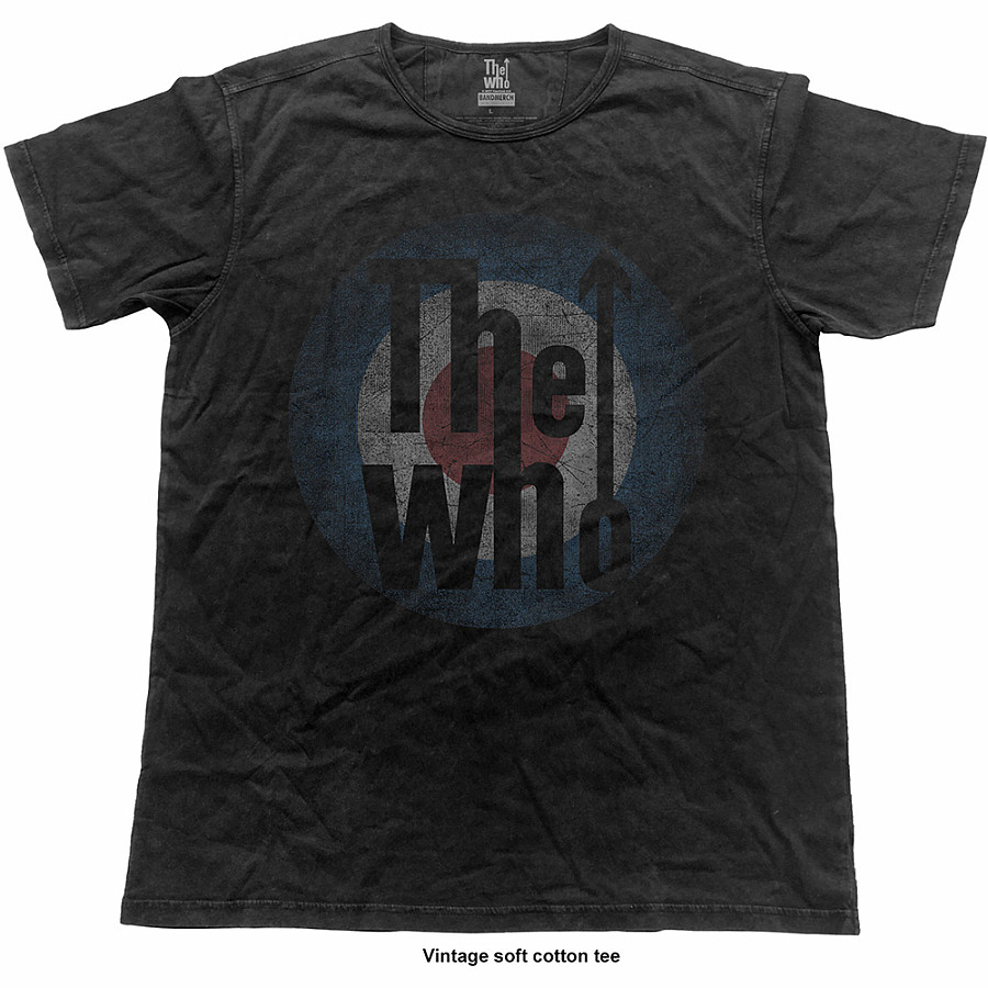 The Who tričko, Target Vintage Finish, pánské, velikost XL