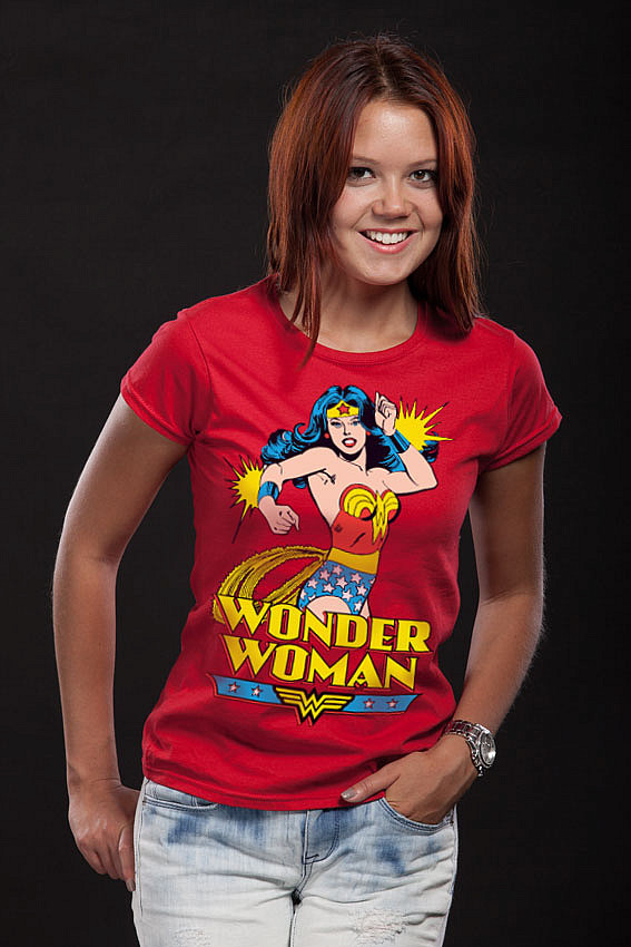 Wonder Woman tričko, Wonder Woman Girly, dámské, velikost S
