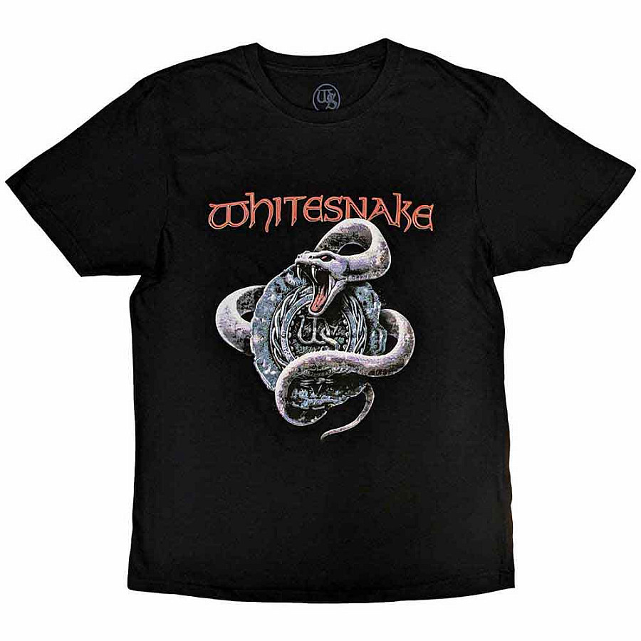 Whitesnake tričko, Silver Snake Black, pánské, velikost XL