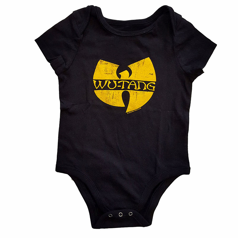 Wu-Tang Clan kojenecké body tričko, Logo Black, dětské, velikost XXXL velikost XXXL (24 měsíc)