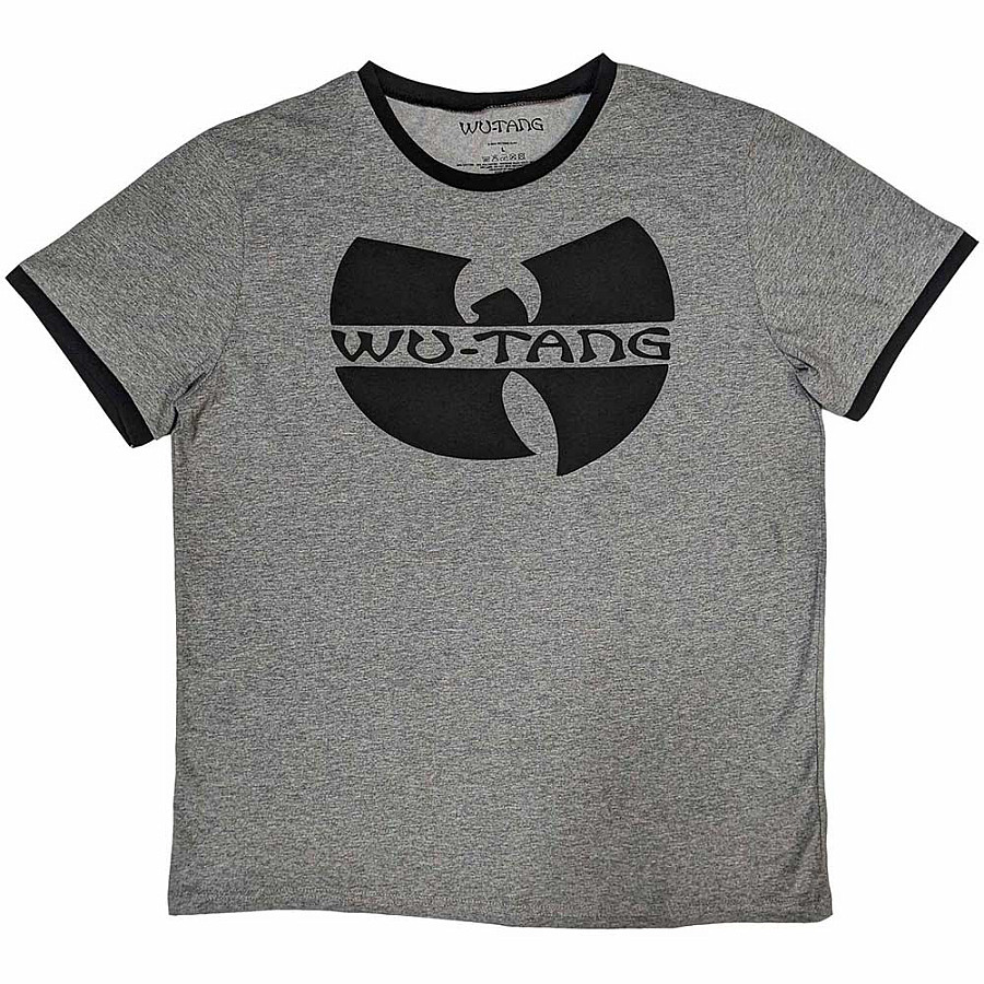 Wu-Tang Clan tričko, Logo Ringer Grey, pánské, velikost XL