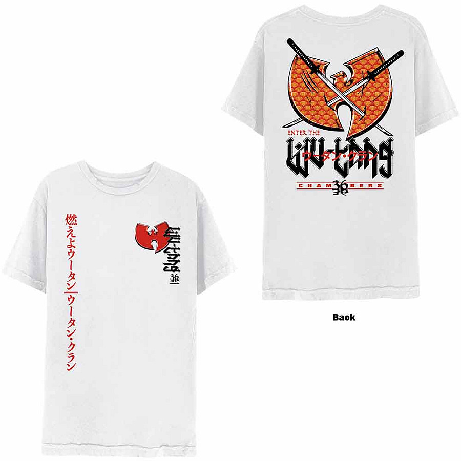 Wu-Tang Clan tričko, Swords BP White, pánské, velikost L