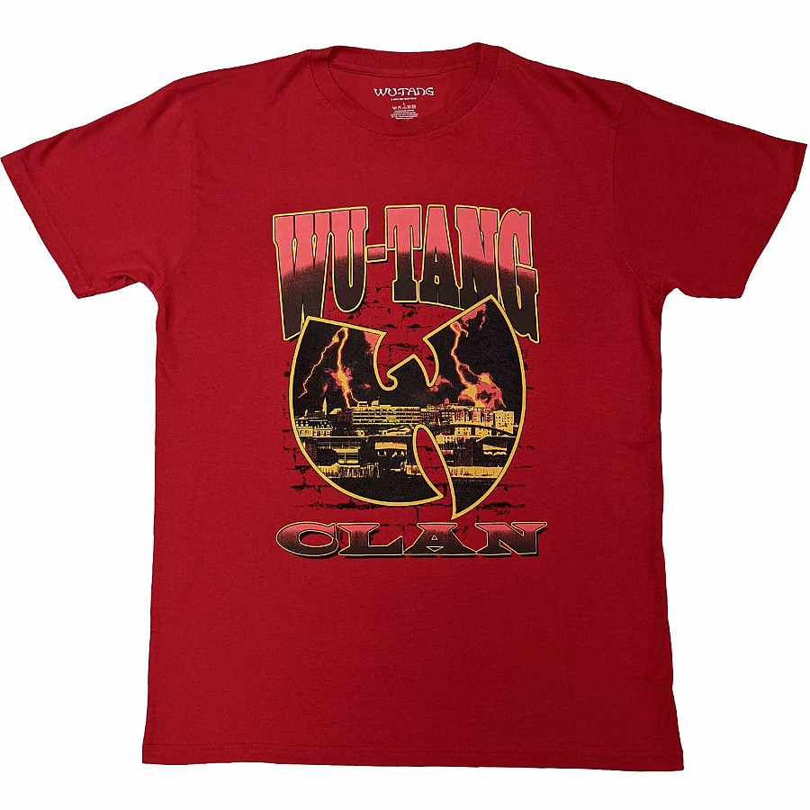Wu-Tang Clan tričko, Brick Wall Red, pánské, velikost L