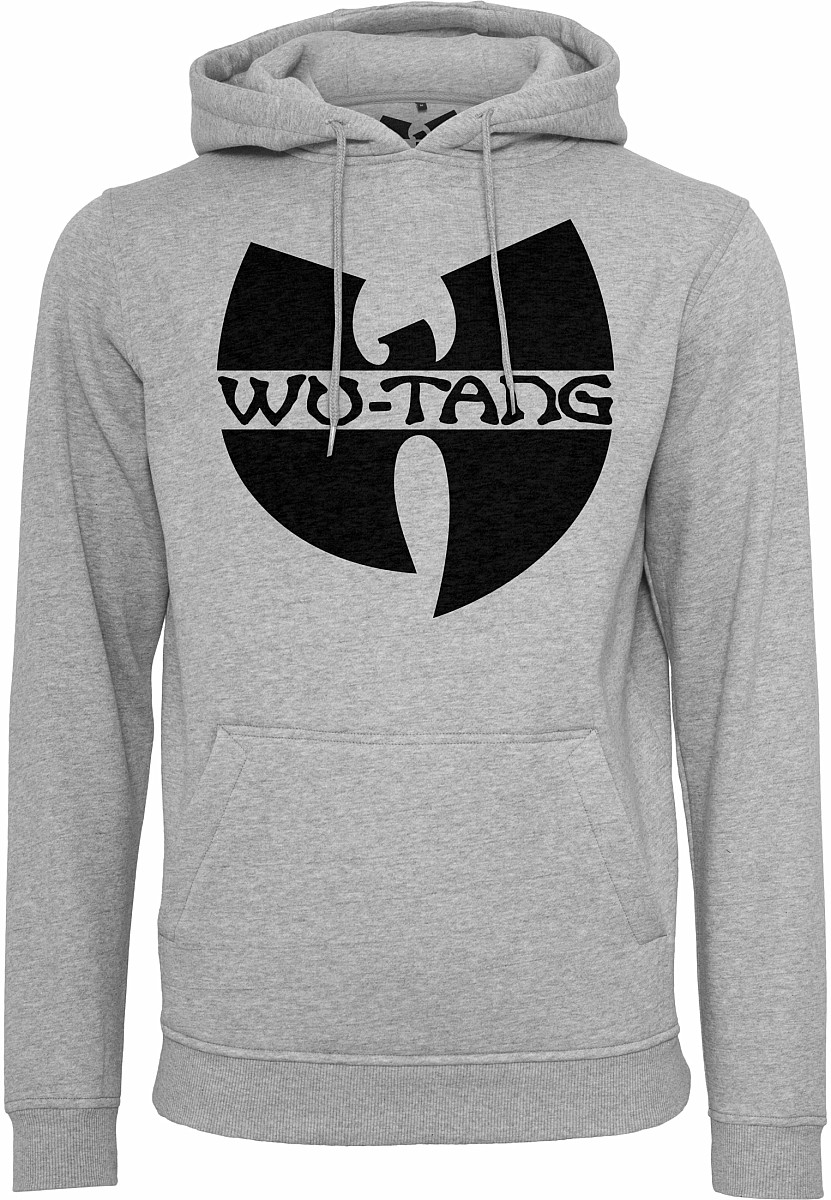 Wu-Tang Clan mikina, Logo Hoody Heather Grey, pánská, velikost L