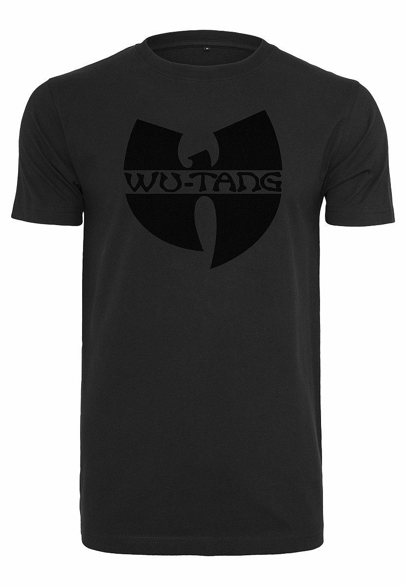 Wu-Tang Clan tričko, Wu-Wear Black Logo Black, pánské, velikost 5XL