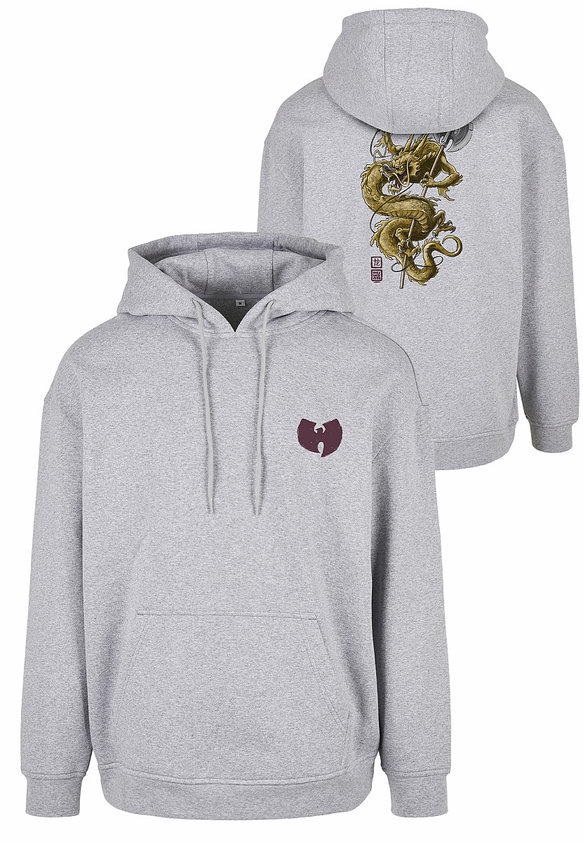 Wu-Tang Clan mikina, Dragon Hoody Heather Grey, pánská, velikost XXL