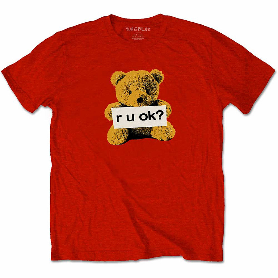 Yungblud tričko, R-U-OK? Red, pánské, velikost L