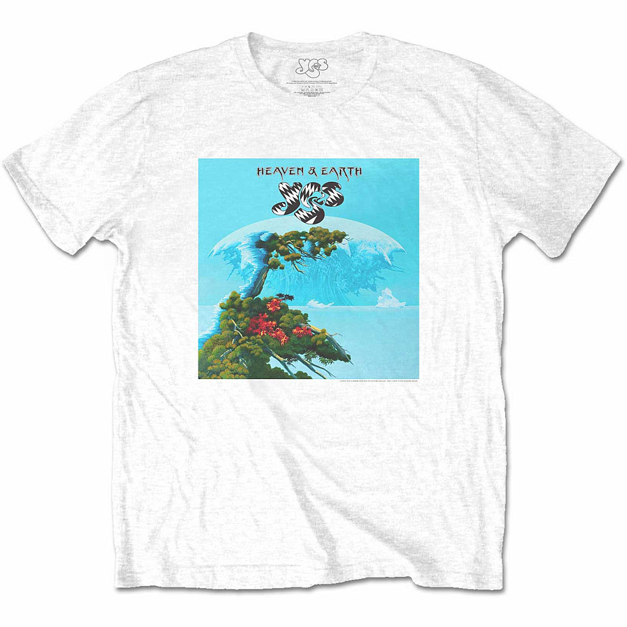 YES tričko, Heaven &amp; Earth White, pánské, velikost XL