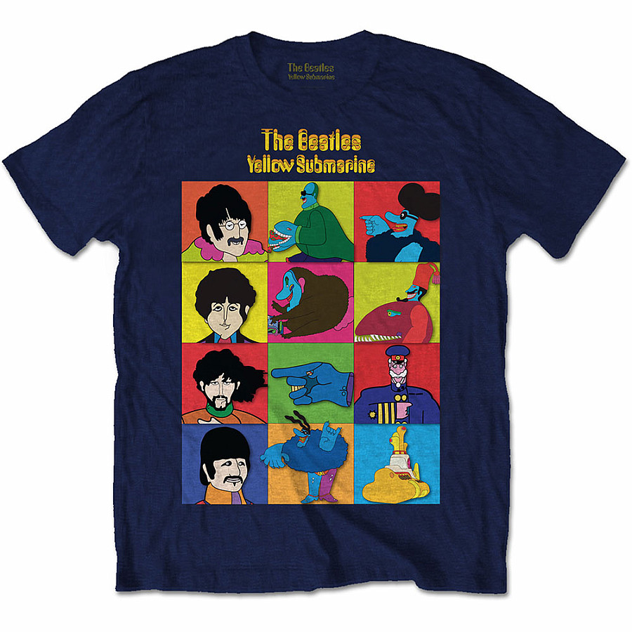 The Beatles tričko, Yellow Submarine Characters, pánské, velikost M