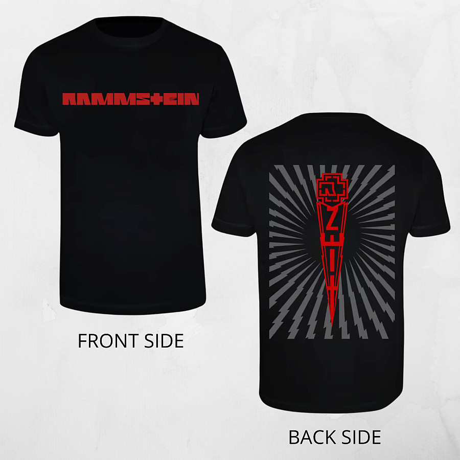 Rammstein tričko, Zeit BP Black, pánské, velikost S