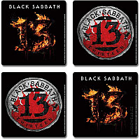 Black Sabbath set korkových podtácků 4ks, 13
