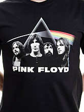 Pink Floyd tričko, DSOTM Band & Prism Black, pánské