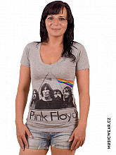 Pink Floyd tričko, DSOTM Band in Prism, dámské