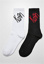 Korn 2 páry ponožek, Logo, unisex - velikost 43 - 46
