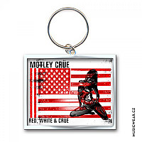 Motley Crue klíčenka, Red White & Crue Logo