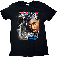 Tupac tričko, All Eyez Homage Black, pánské