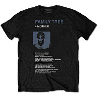Tupac tričko, Family Tree Black, pánské