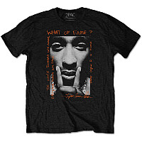 Tupac tričko, What Of Fame? Black, pánské