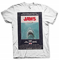 Čelisti tričko, JAWS Vintage Original Poster, pánské