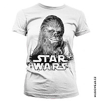 Star Wars tričko, Chewbacca Girly White, dámské