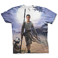 Star Wars tričko, Rey Allover Printed, pánské