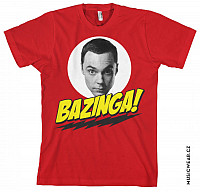 Big Bang Theory tričko, Bazinga Sheldons Head, pánské