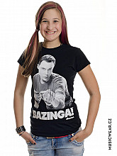 Big Bang Theory tričko, Sheldon Says BAZINGA! Girly, dámské