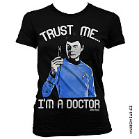 Star Trek tričko, Trust Me I´m A Doctor Girly, dámské
