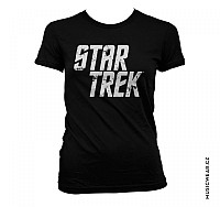 Star Trek tričko, Star Trek Distressed Logo Girly, dámské