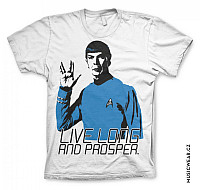 Star Trek tričko, Live Long And Prosper, pánské
