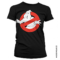 Ghostbusters tričko, Distressed Logo Girly, dámské