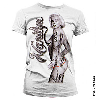 Marilyn Monroe tričko, Naked With Tattoos Girly, dámské