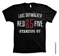 Star Wars tričko, Luke Skywalker Red 5 Standing By, pánské