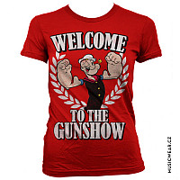 Pepek námořník tričko, Welcome To The Gunshow Girly, dámské