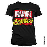 Marvel Comics tričko, Retro Logo Girly, dámské