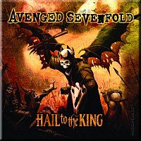 Avenged Sevenfold magnet na lednici 75mm x 75mm, Hail to the King