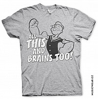 Pepek námořník tričko, All This And Brains Too, pánské