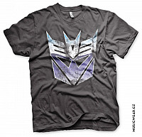 Transformers tričko, Distressed Decepticon Shield, pánské