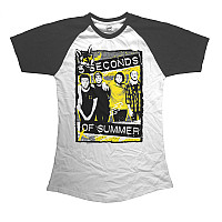 5 Seconds of Summer tričko, Splatter Raglan, dámské