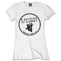 5 Seconds of Summer tričko, Derping Stamp Skinny dámské
