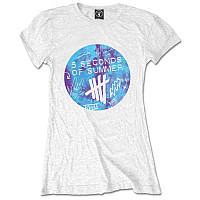 5 Seconds of Summer tričko, Tie-Dye Scribble Logo Girly, dámské