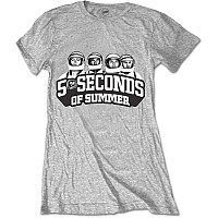5 Seconds of Summer tričko, Spaced Out Crew, dámské