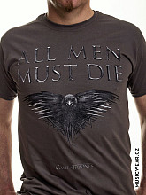 Hra o trůny tričko, All Men Must Die, pánské