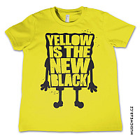 SpongeBob Squarepants tričko, Yellow Is The New Black Kids, dětské