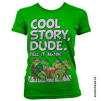 Želvy Ninja tričko, Cool Story Dude Girly, dámské